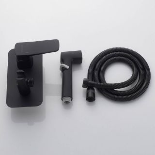 Гигиенический душ со смесителем Shevanik S9905H чёрный